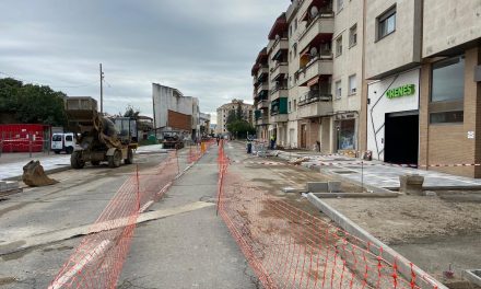 Casi finalizada la primera fase de las obras de remodelación de la avenida Alfonso VII de Coria