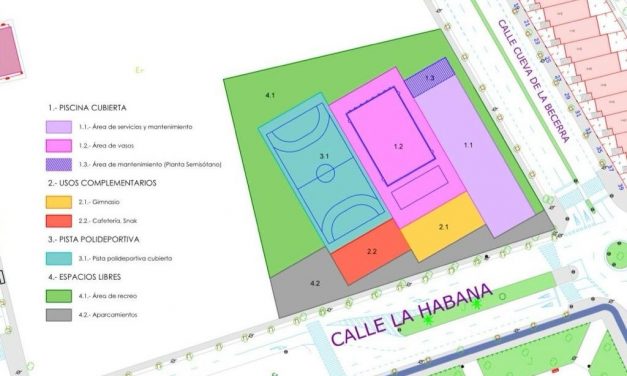 Redactados los pliegos del nuevo complejo polideportivo con piscina climatizada en Cáceres
