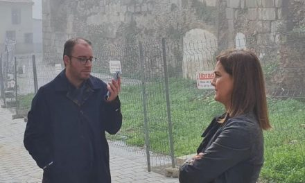 Arqueólogos y arquitectos analizan la intervención en el tramo final de la Muralla de Coria