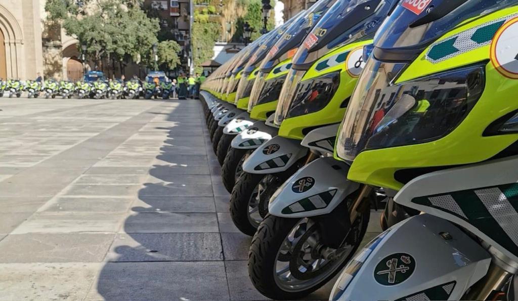 Más de 30 motos de Tráfico recorrerán este miécoles las carreteras de la provincia de Cáceres