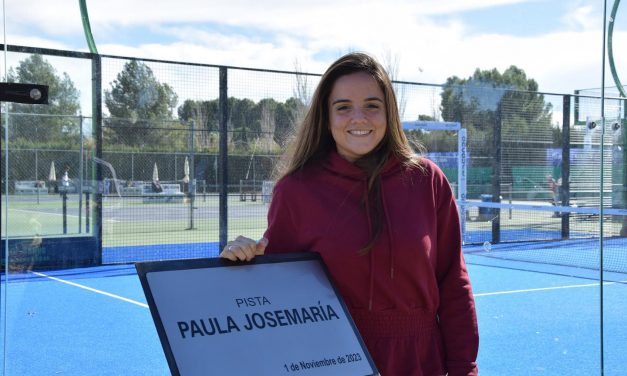 La moralejana Paula Josemaría ya tiene una pista en una de las mejores academias de tenis del mundo