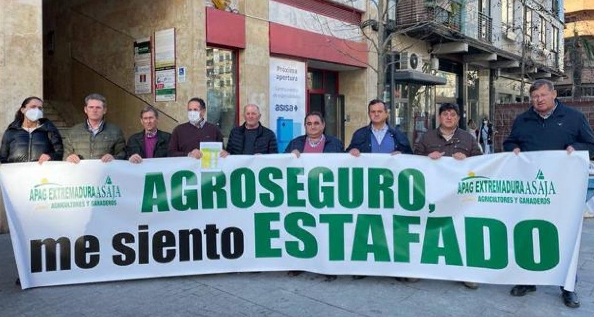 Apag Extremadura Asaja denuncia el “atraco” de Agroseguro a agricultores y ganaderos