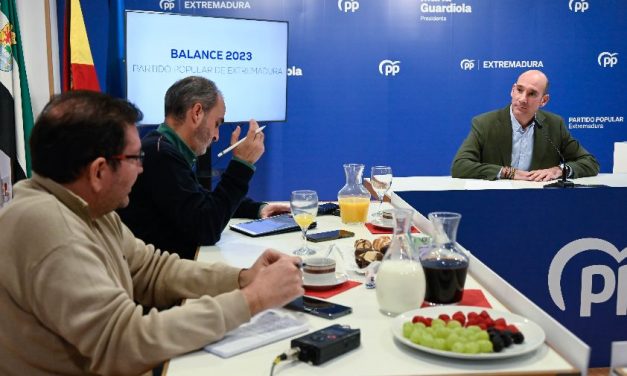 El PP asegura que Guardiola defenderá con «uñas y dientes» los intereses de Extremadura