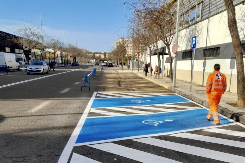 Badajoz reordena el tráfico y crea nuevos estacionamientos junto al Palacio de Justicia