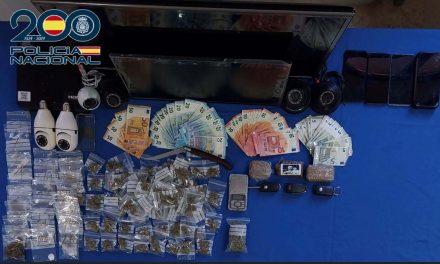La Policía Nacional desarticula un grupo criminal muy activo dedicado a la venta de droga