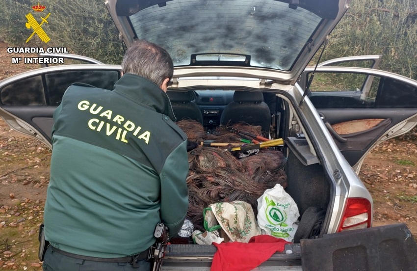 Detenidas cinco personas por robar en Extremadura más de 2.000 metros de cable de cobre