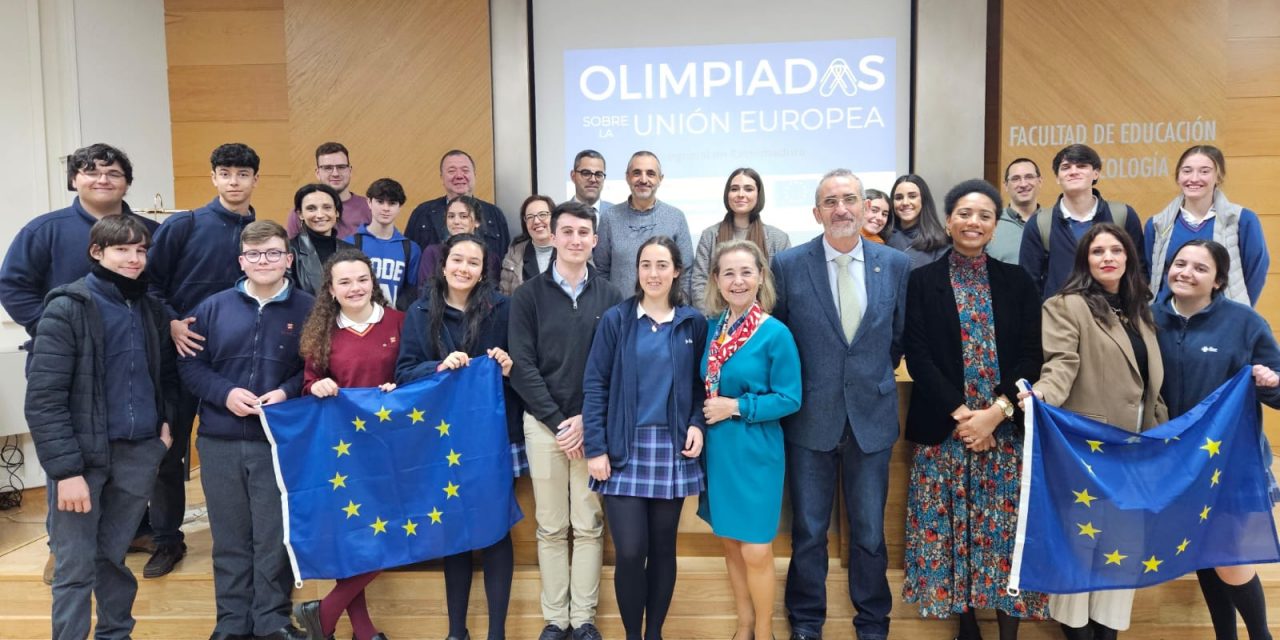 Ocho centros de enseñanza secundaria de Extremadura participan en las Olimpiadas sobre la Unión Europea