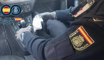 Dos detenidos en Badajoz por transportar más de 100 gramos de cocaína en su vehículo