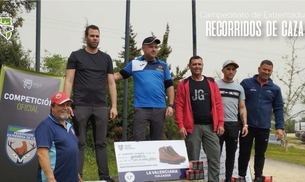 Carlos Javier Rafael gana el Campeonato Provincial de Badajoz de Recorridos de Caza