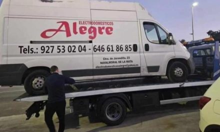 Aparece en Madrid la furgoneta robada a una empresa de electrodomésticos de Navalmoral de la Mata