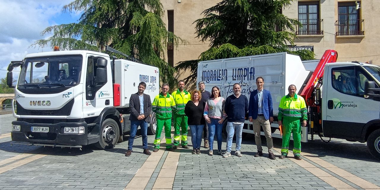 Moraleja estrena una nueva flota de vehículos para el servicio de recogida de residuos y limpieza viaria