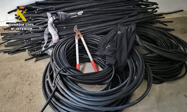 Roban en Extremadura cable de cobre valorado en 11.750 euros provocando graves problemas