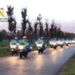 Más de 50 motocicletas de la Guardia Civil de Tráfico realizarán prácticas de marcha larga en Extremadura