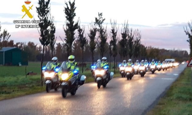 Más de 50 motocicletas de la Guardia Civil de Tráfico realizarán prácticas de marcha larga en Extremadura